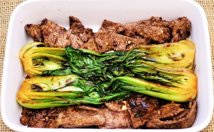 Shingensai Refogado com Spicy Ginger Beef