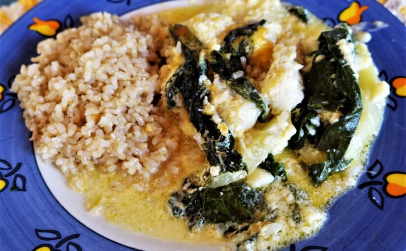 Gratinado de Bacalhau com Couve