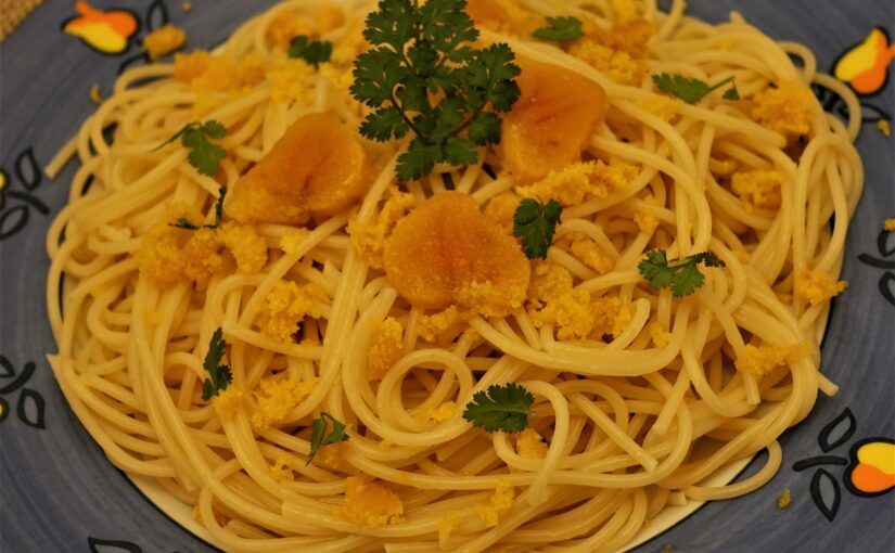 Espagueti com Botarga